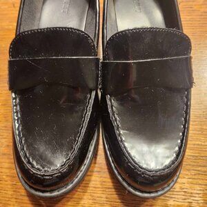 Platform black patton shoes old navy size 7.5